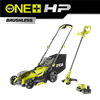 18V ONE+™ HP Cordless Brushless 33cm Lawnmower & 23cm Grass Trimmer (1 x 4.0Ah)