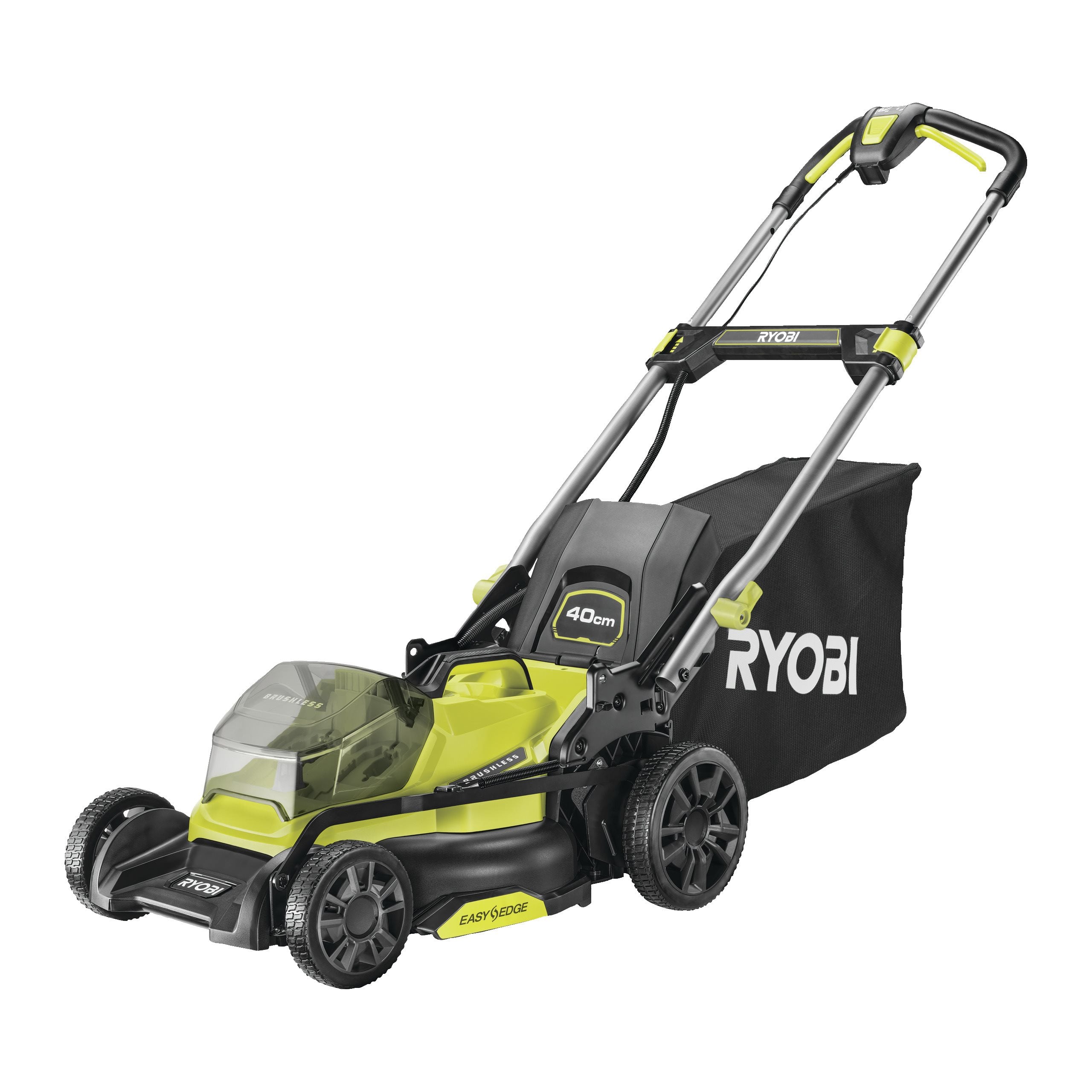 Ryobi Tondeuse poussée Brushless 18V One+ 40 cm Vendue sans Batterie ni Chargeur RY18LMX40C 0 - vue 4
