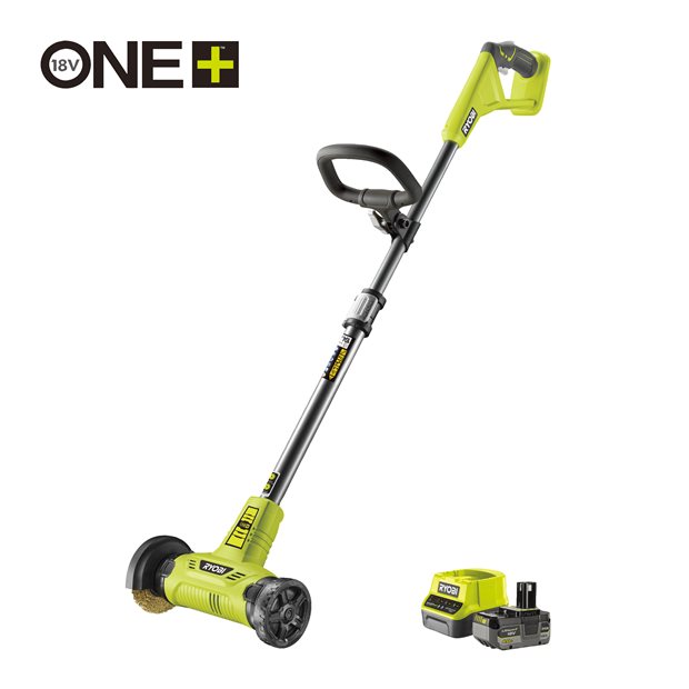 Ryobi 18V ONE+™ Cordless Patio Cleaner with Wire Brush (1 X 4.0Ah) High quality patio