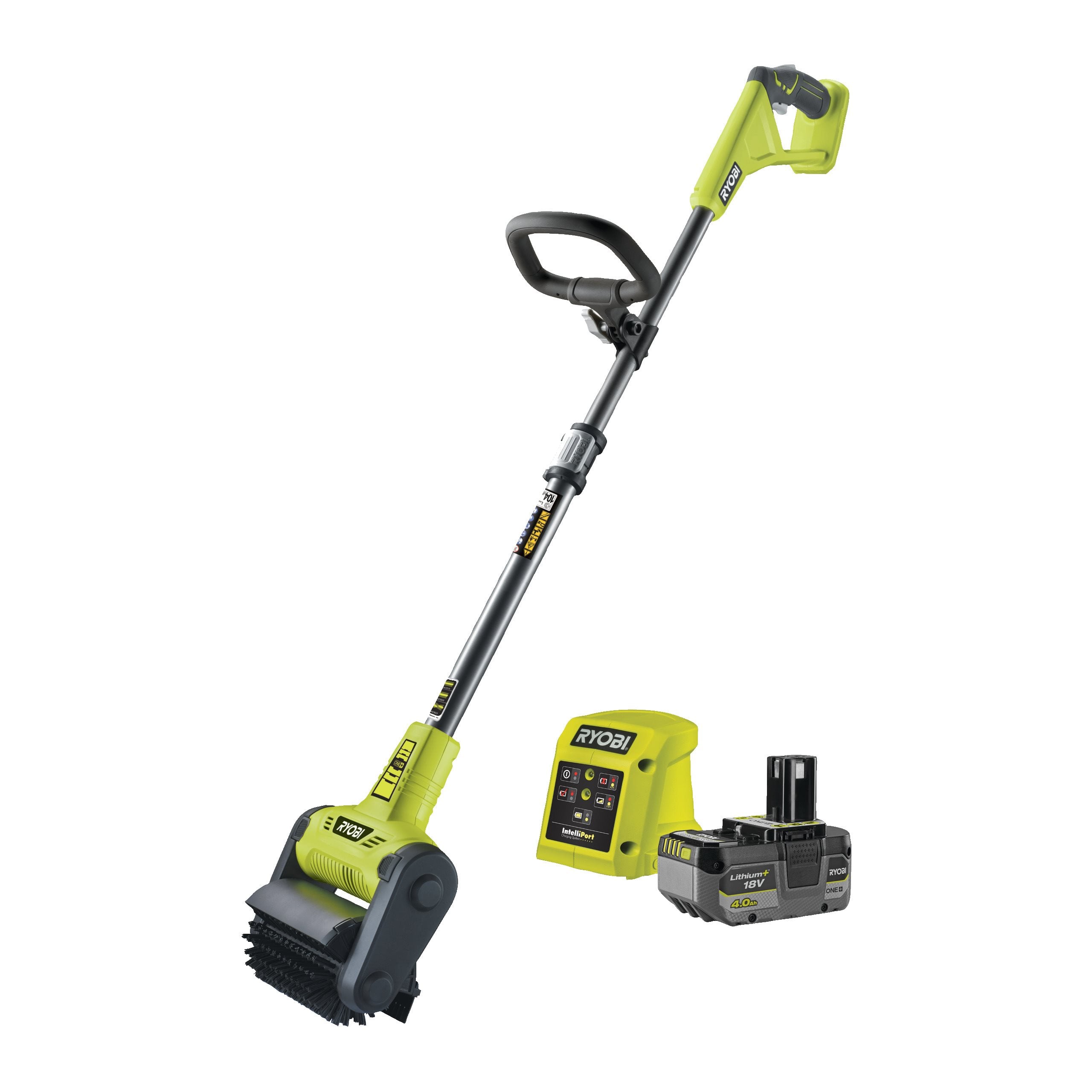 Nettoyeur de sol RYOBI 18V One+ 1 batterie 4.0 Ah 1 chargeur RY18PCB 140 - vue 2