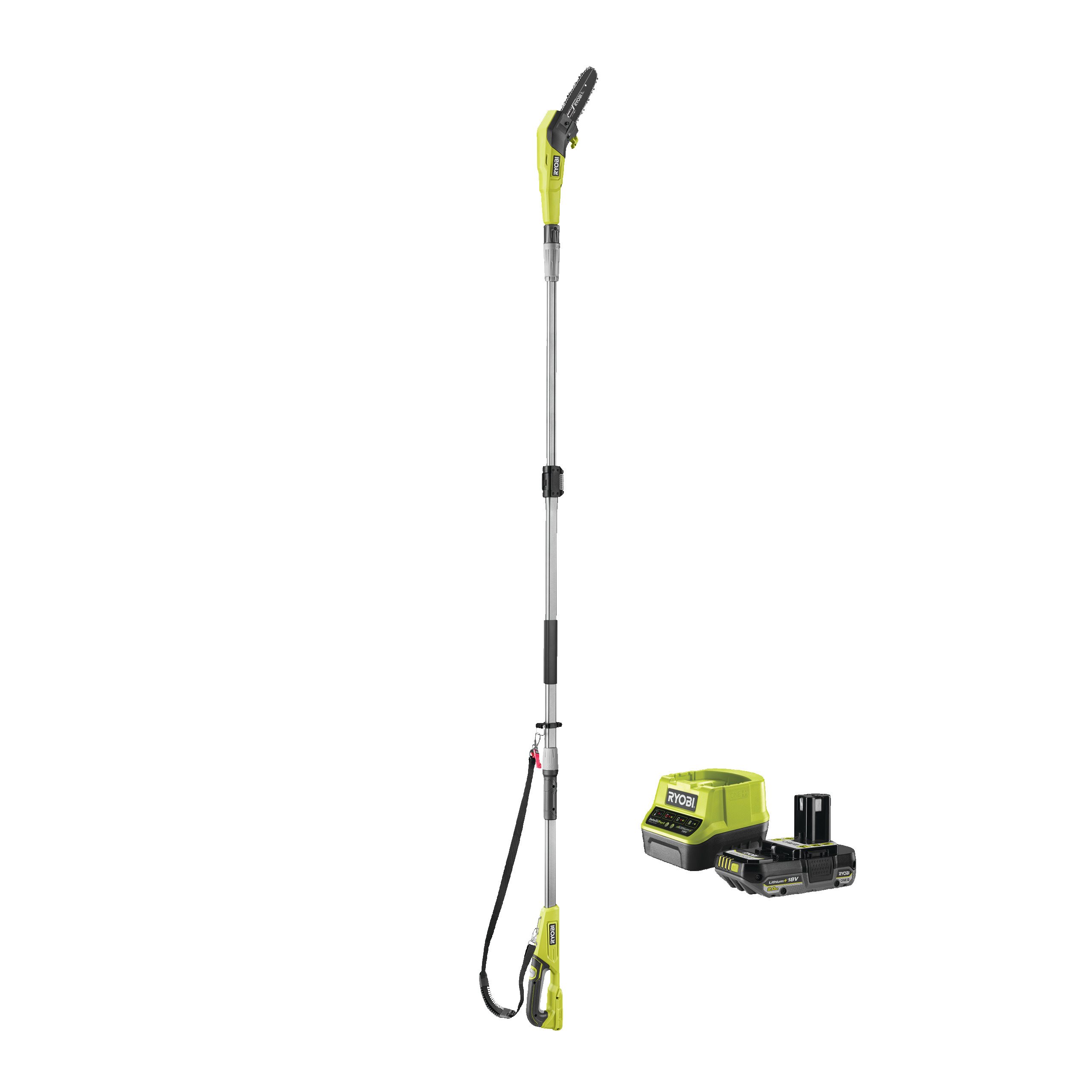 Ryobi 18V One+ Ez Reach Cordless 2.9M Telescopic Pole Saw (1 X 2.0Ah)