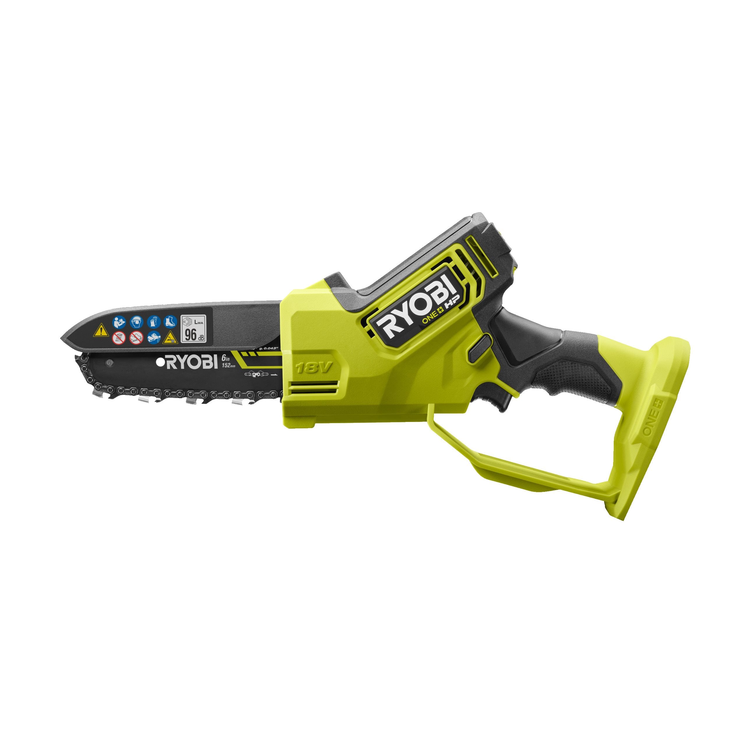RYOBI RY18PSX10A-0 – Élagueur à Main 18V Brushless 10 Cm, Sans Fil, Ultra Léger Et Puissant (sans Batterie Ni Chargeur)