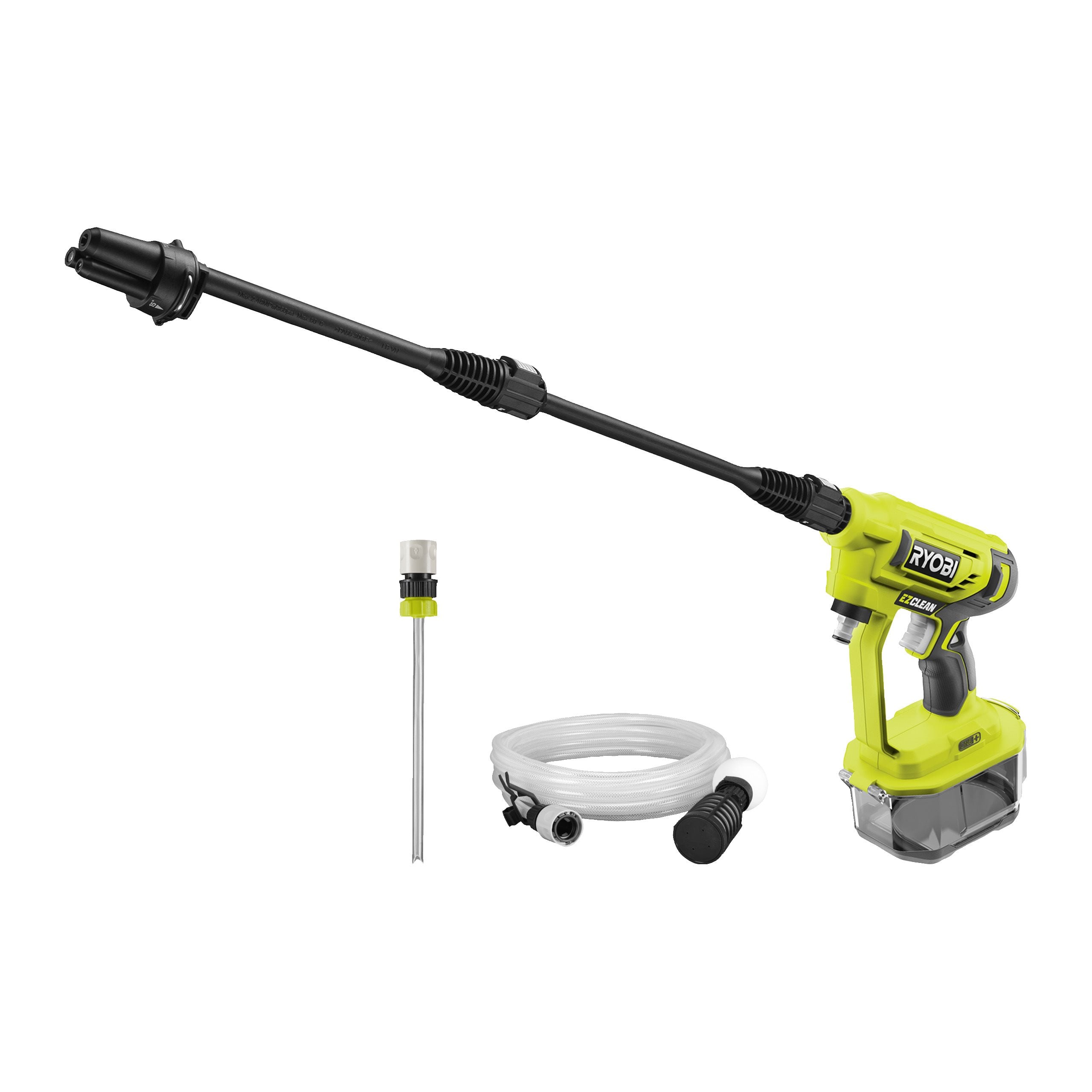 Ryobi Pistolet Haute Pression 18V 22 Bars 182 buse 3 en 1 kit de siphonnage 6 Inclus avec crépine et Filtre intégrés Vendu sans Batterie ni Chargeur RY18PW22A 0 - vue 2