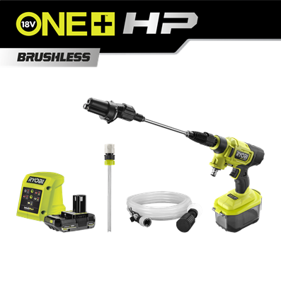 Mellantryckstvätt Brushless 18V (1 x 2.5Ah)