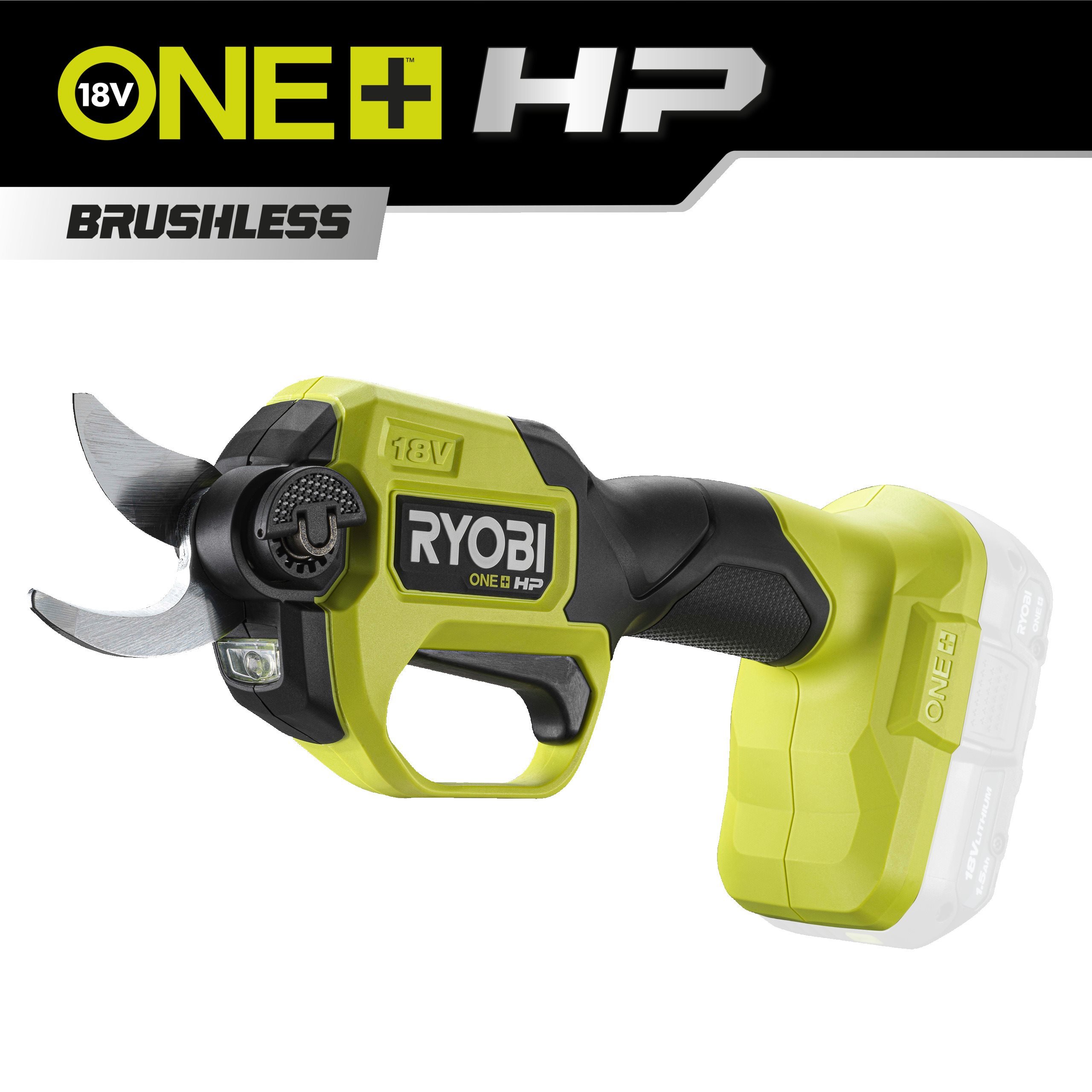 Image of Ryobi One+ RY18SCXA cordless secateurs on Walmart's website