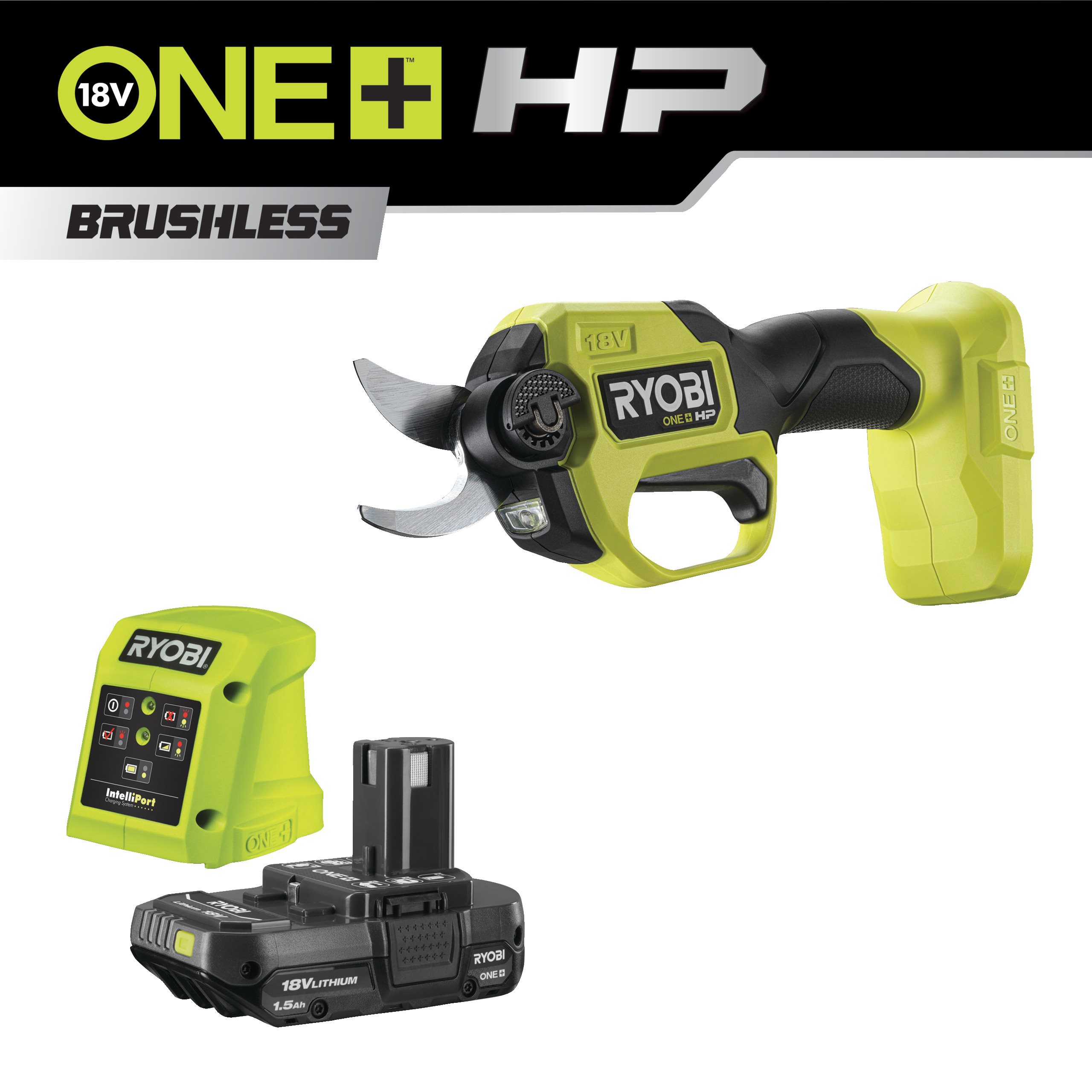 Sécateur Brushless 18V ONE+ HP™ (vendu sans batterie ni chargeur)