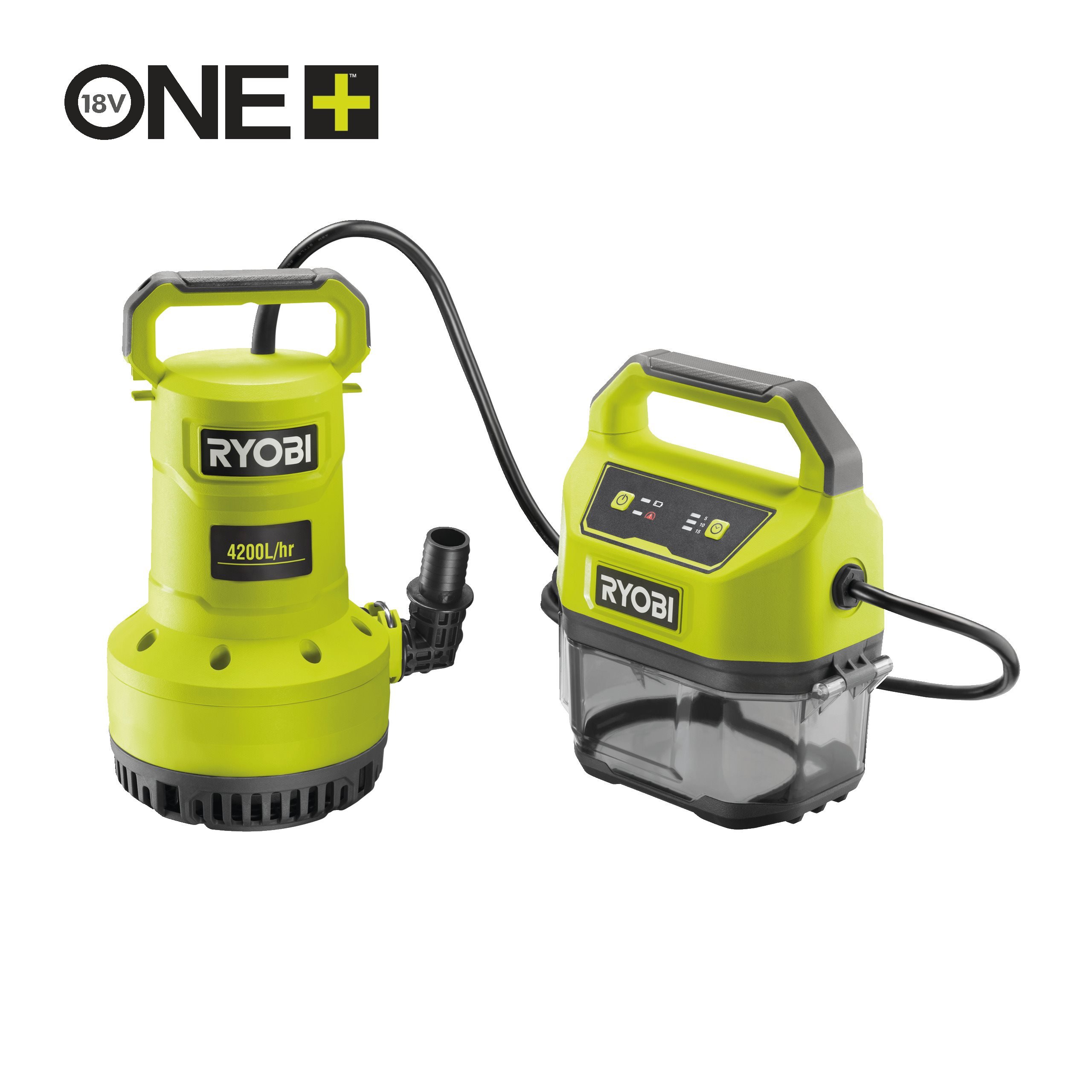 Cordless Submersible Pump RYOBI 18V ONE+™ RY18SPA0