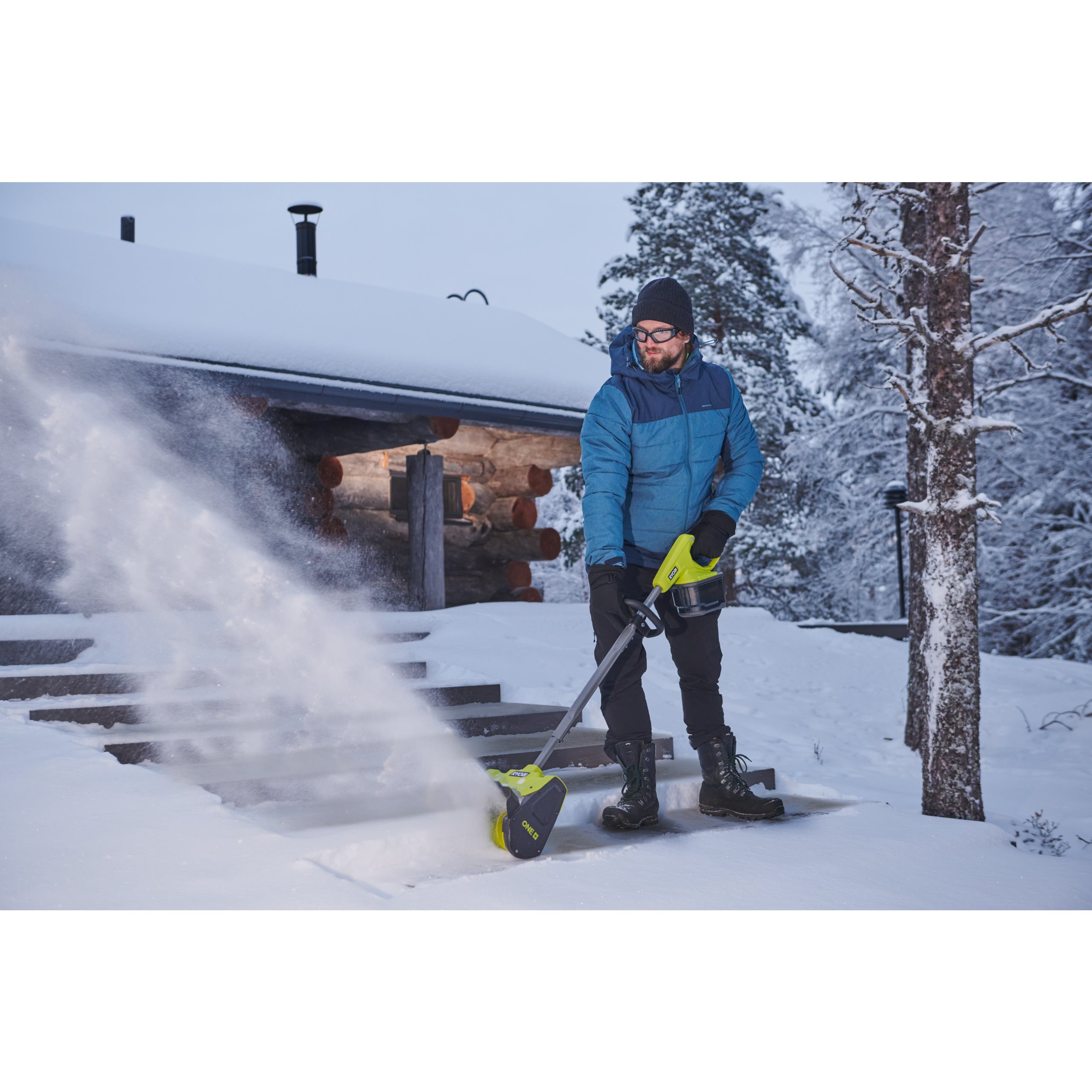 Lopată pentru zapadă 18V ONE+™, lățime 25cm (1 x 4,0 Ah) | Ryobi