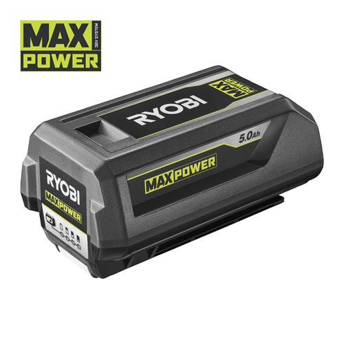 36V MAX POWER Lithium+ 5.0Ah akumulátor_hero