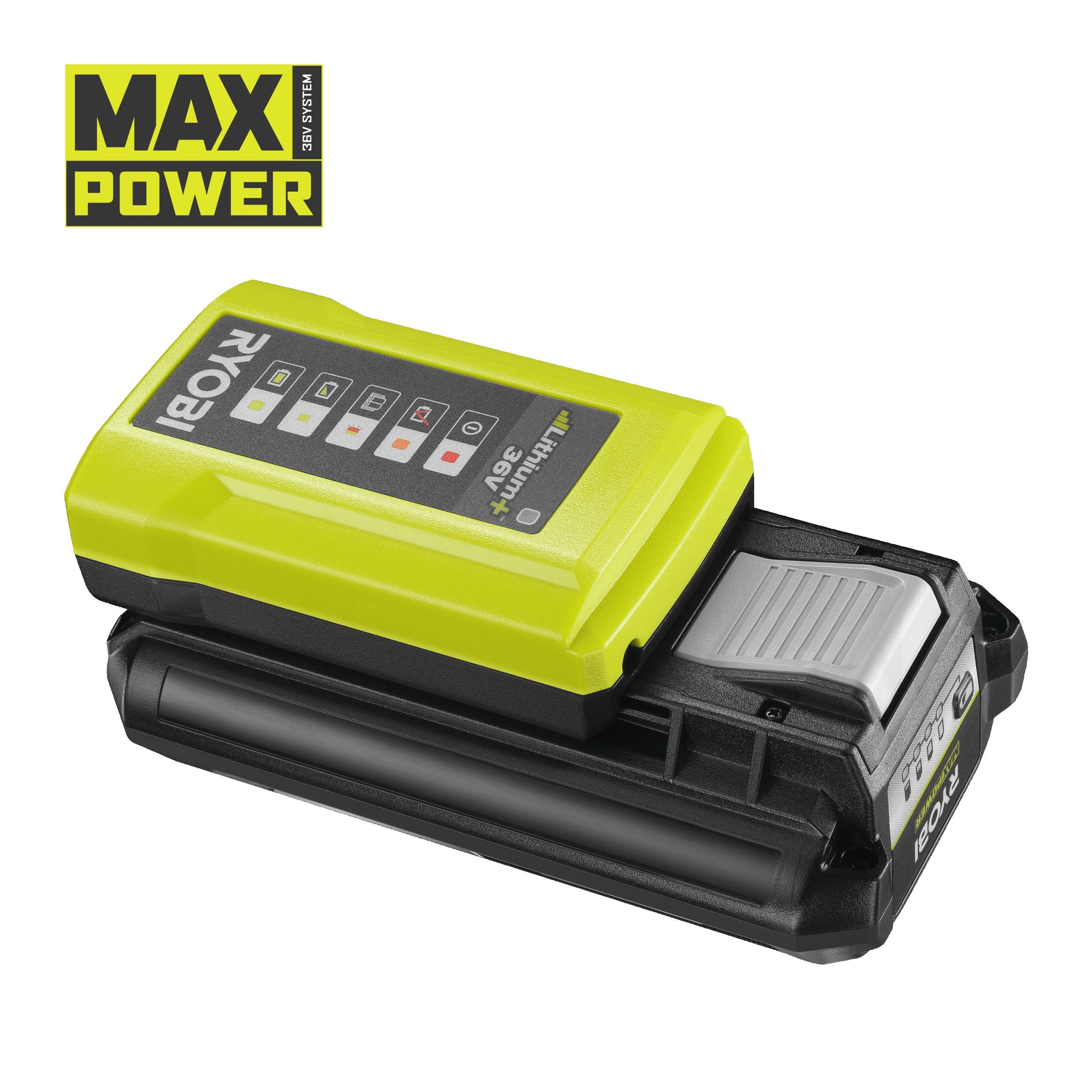 Batterie Ryobi 36V LithiumPlus RY36BC17A-120 – 2.0 Ah + Chargeur - vue 2