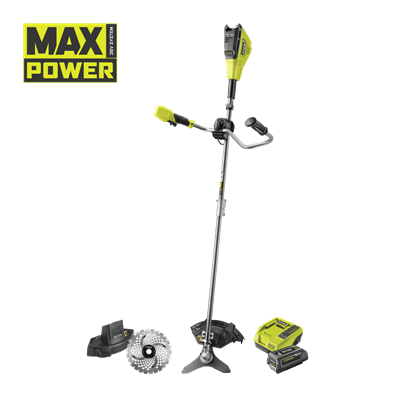 Decespugliatore MAX POWER 36V Brushless da 30 cm con lama da 25 cm (1 x 5,0 Ah)
