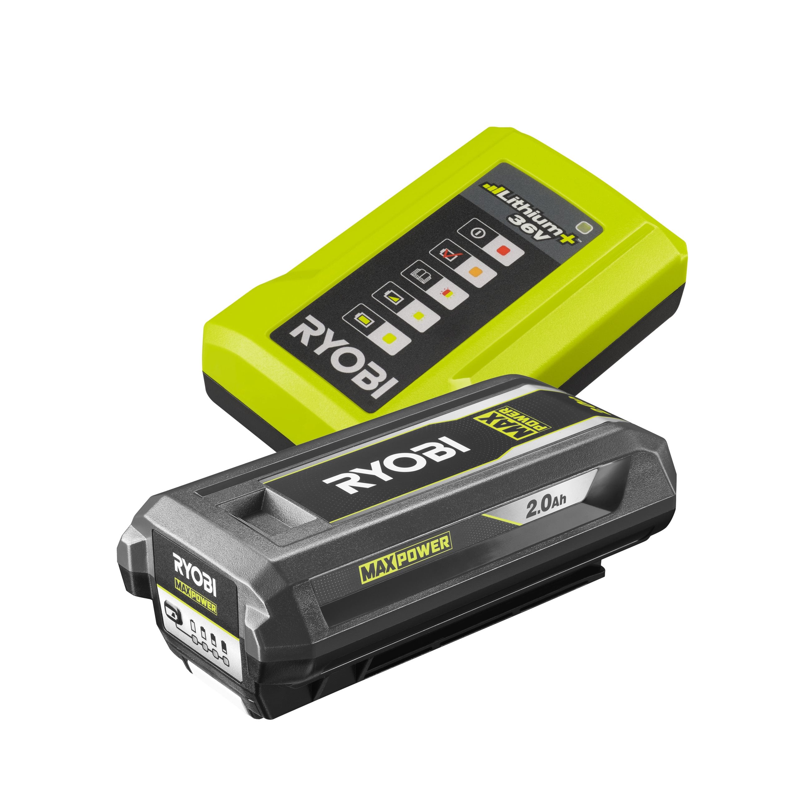 Ryobi 36V Max Power Lithium+ 2.0Ah Battery & 1.7A Charger Kit