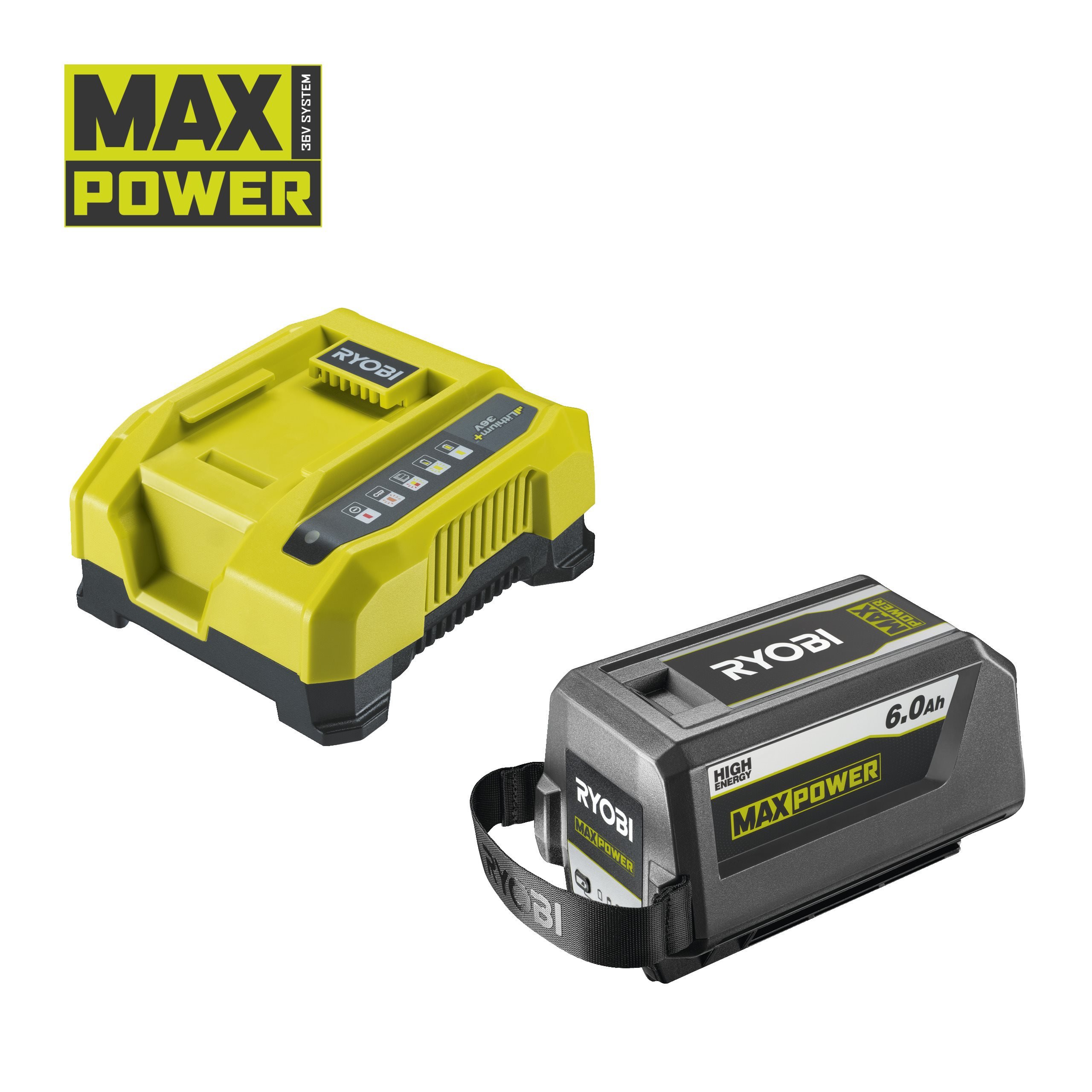 Ryobi Akumulator 6.0 Ah z ładowarką 36V MAX POWER RY36BK60B-160