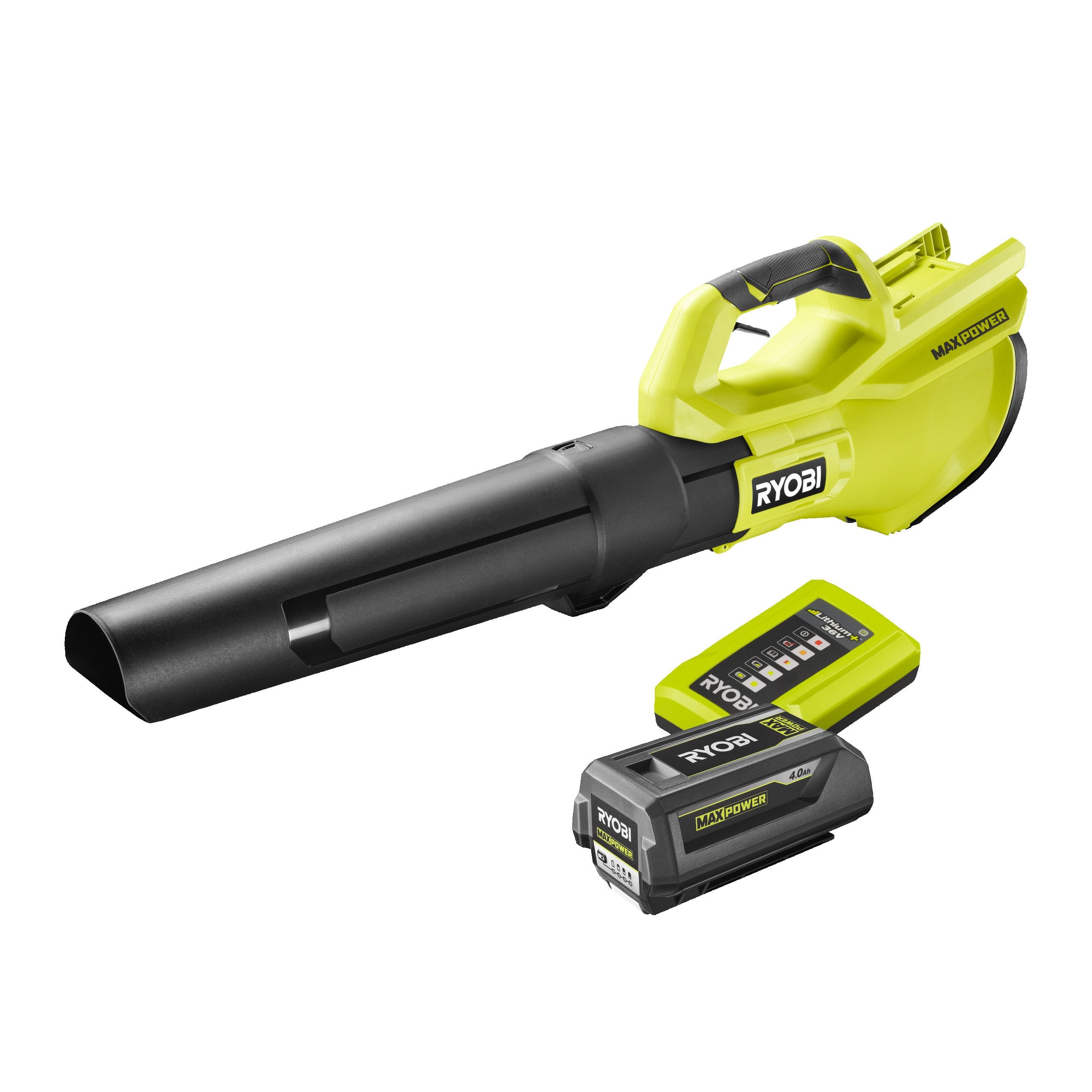 Dmuchawa 36V MAX POWER w zestawie z akumulatorem 4.0 Ah