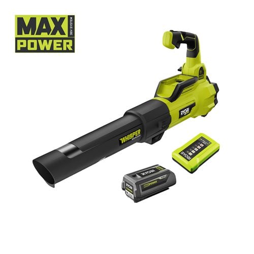 MAX POWER 36 V akkumulátoros szénke nélküli WHISPER™ lombfúvó (2 x 4.0Ah)