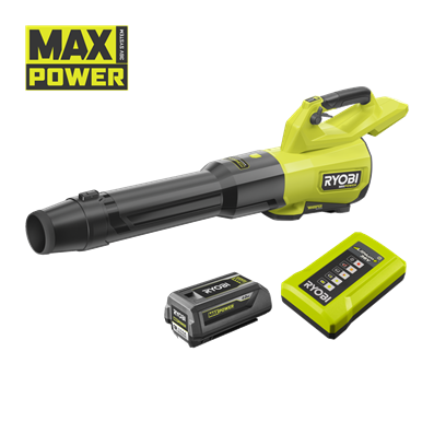 36V MAX POWER Cordless Brushless Whisper Leaf Blower (1 x 4.0ah)