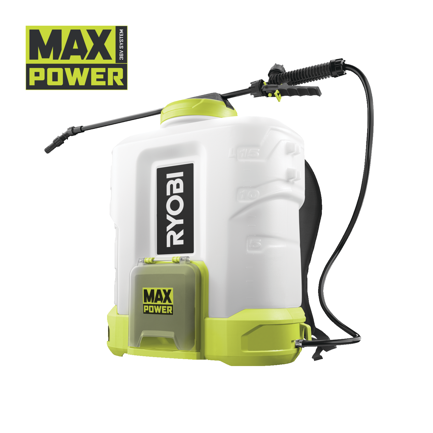 Cordless Backpack Sprayer Weed Sprayer Backpack RYOBI RY36BPSA 0