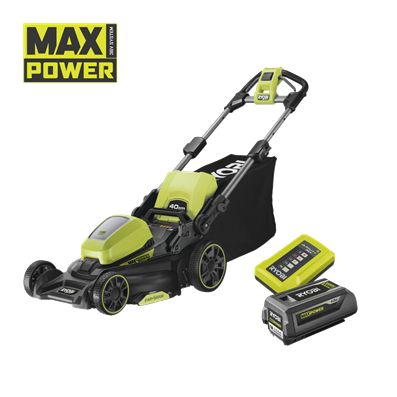 MAX POWER akumulátorová travní sekačka, šířka záběru 40cm (1x 4.0Ah)