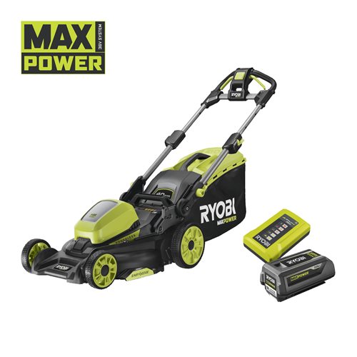 36В MAX POWER газонокосилка с декой 40см и функцией Power-Assist (1х4.0Ач)_hero