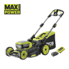 MAX POWER Cordless Brushless 46cm Lawnmower with Self Propel (1 x 5.0Ah)