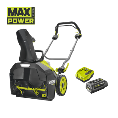 Odśnieżarka akumulatorowa 45 cm 36V MAX POWER w zestawie z akumulatorem 4.0 Ah i ładowarką