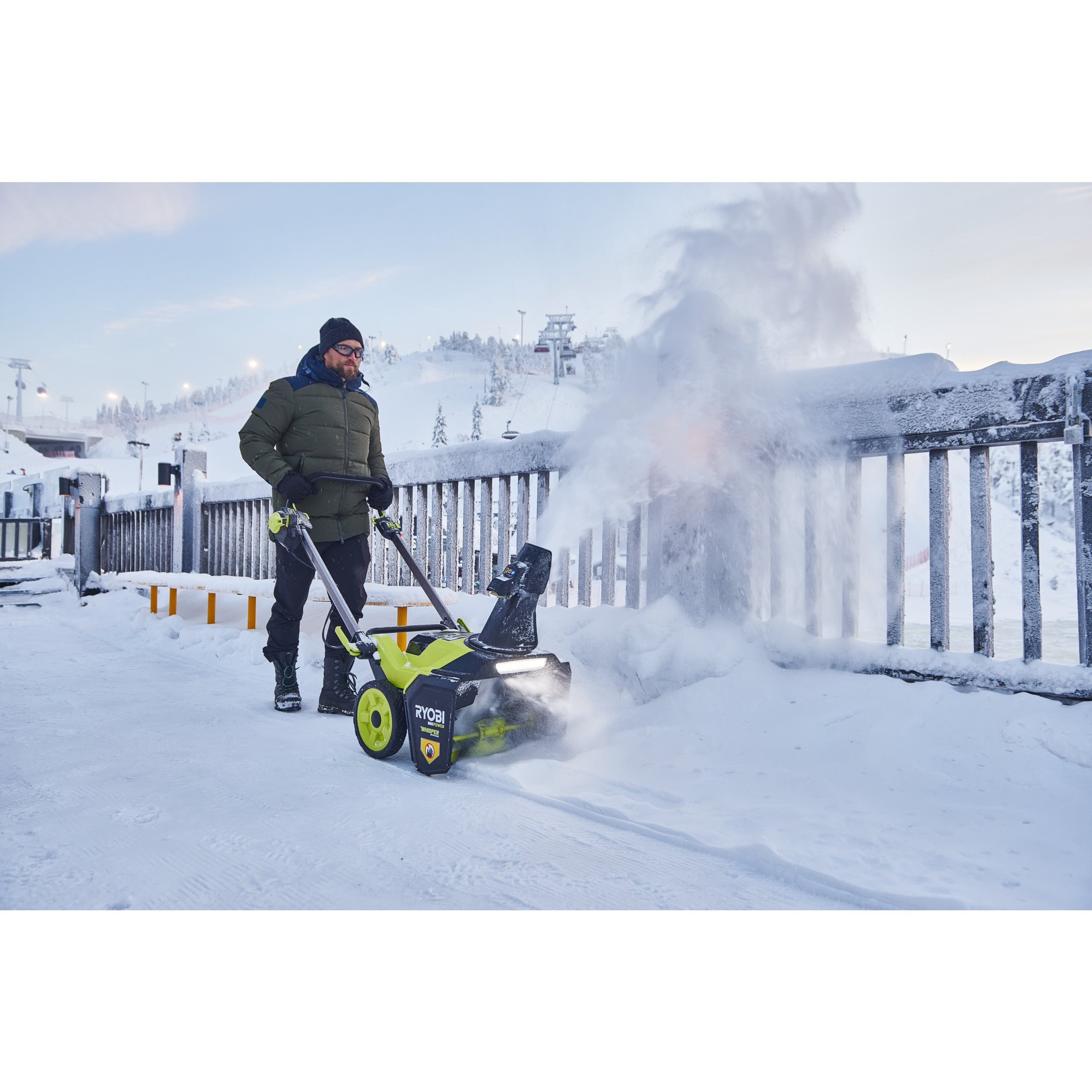 Freză de zăpadă 36V MAX POWER™ WHISPER™, motor fără perii, lățime