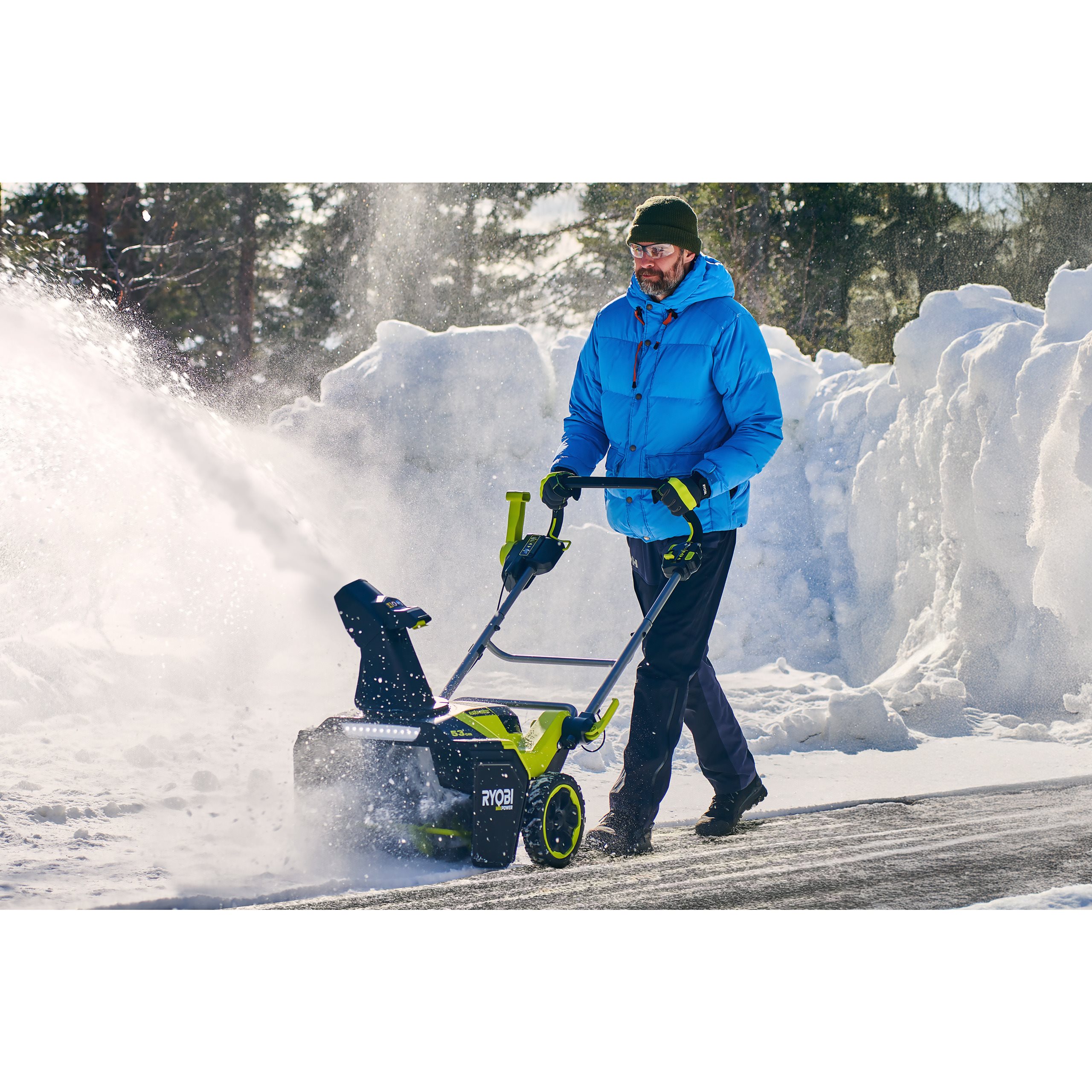 MAX POWER børsteløs 53 cm Snøfreser (1 x 6,0 Ah) | RYOBI