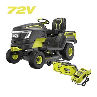 RY72TMX107-210 - TONDEUSE TRACTEUR BRUSHLESS 72V LITHIUM - 107 CM