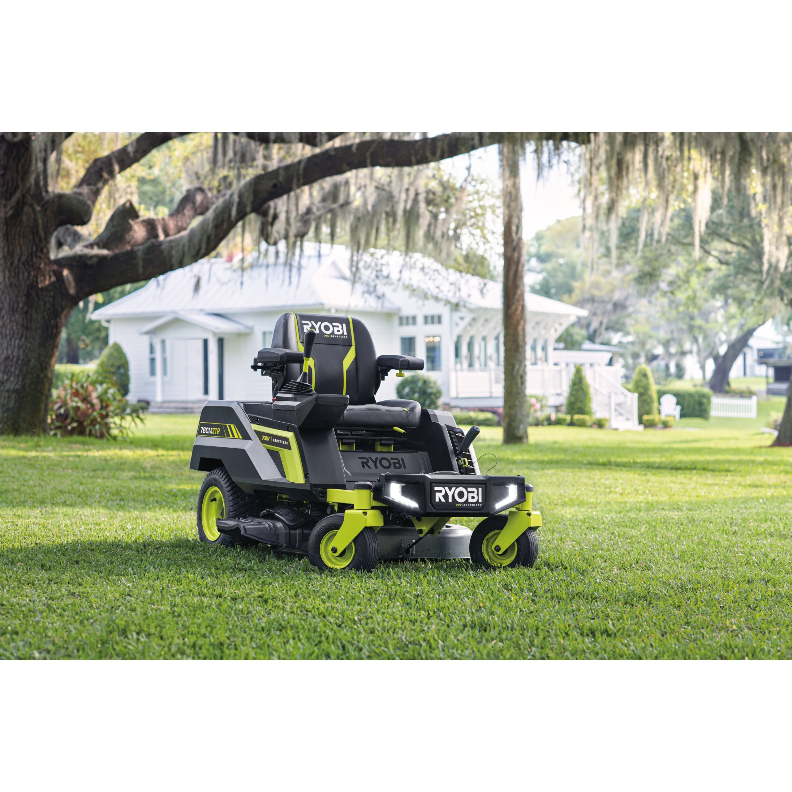 Åkgräsklippare Brushless Zero Turn 76cm 72V | RYOBI | RY72ZTRX76-210